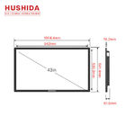 50W Digital Signage Lcd Display , 42" Digital Totem Display Network Solution Without Touch
